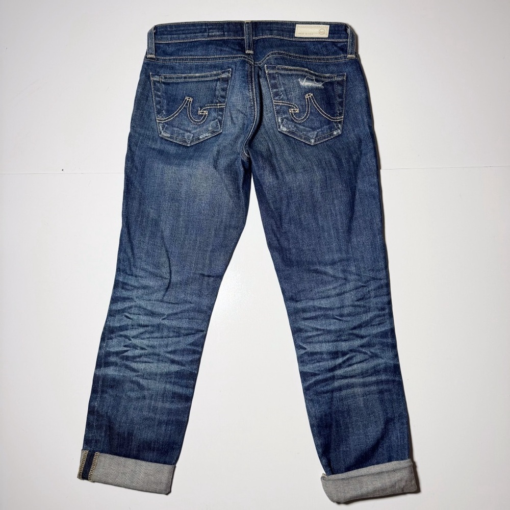 AG Adriano Goldschmied Stilt Crop Distressed Jeans - Picture 2 of 6